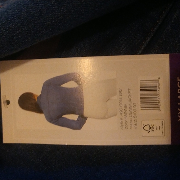 NWT Social Standard by Sanctuary Women's Jean Jacket Size:XXL - Picture 10 of 11